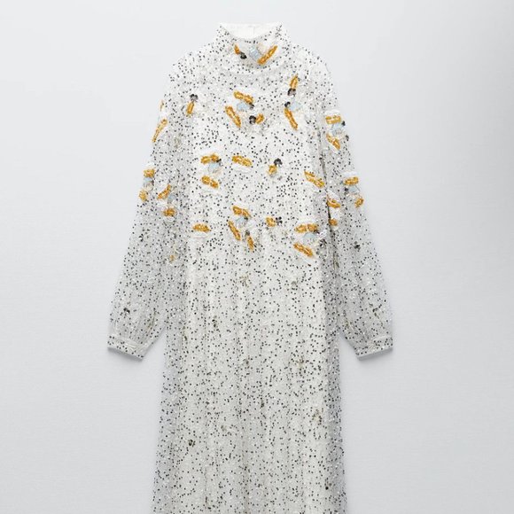 Zara limited edition sequin long dress - Picture 1 of 5